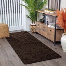 SURYA Mörkbrun Shaggy Matta - 160x220cm - OEKO-TEX 100