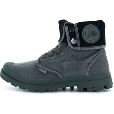 Palladium Men’s Boots - Black/Metal - Size 39.5 - Boots