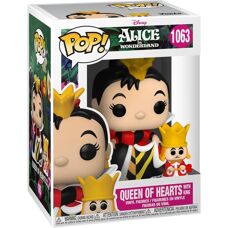 Funko Pop! Vinyl - Alice au pays des merveilles - Reine de cœur avec roi - Publicité
