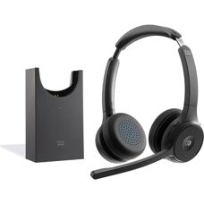 Cisco Systems HEADSET 722 DRAADLOOS DUAL+STAND - ZWART