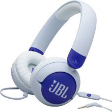 JBL Junior 320 On-Ear Headset - Sikkert lydniveau, Mikrofon, Blå