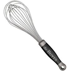 De Buyer 2610.25 Fouet Professionnel - Acier inoxydable noir - Fouet - Publicité