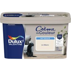 Dulux Valentine Peinture Lin Blanc Mat - Peinture - Publicité