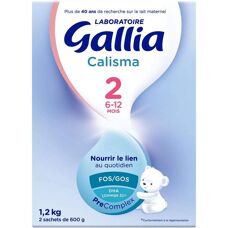 Lait infantile GALLIA Calisma 2 - 6-12 Mois - 1,2kg - Publicité