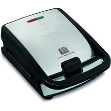 Tefal SW852D - Sort, Rustfrit stål - Sandwich- og vaffeljænger