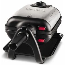 Tefal WM755D - Noir, Acier inoxydable - Gaufrier - Publicité