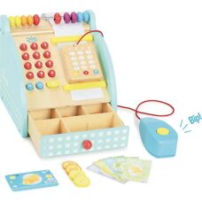 Vilac 8102 Wooden Cash Register with Accessories - Toy Type
