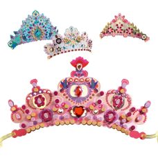 Djeco Princess Tiaras DIY Kit - Craft Activity for Kids