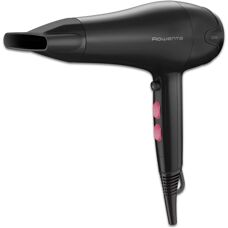 Secador de Cabelo Rowenta CV5703F0 - 2200W, Preto, 3 Temperaturas, 2 Velocidades
