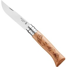 Opinel No. 8 - Gravure Velo, Inox - Publicité