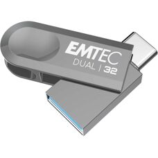 Emtec D280 Dubbele USB Flash Drive - 32GB - Versleuteld