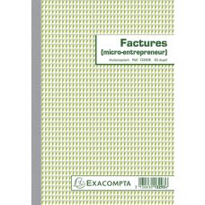 Exacompta Manifolds Factures - Assortiment - 210x148 mm - 50 feuillets - Publicité