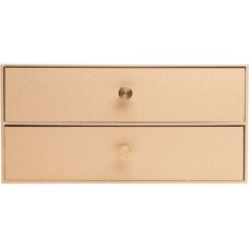 EXACOMPTA Office By Me 2-Schubladen Schreibtisch - Beige