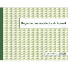 EXACOMPTA 6619E Registre d'accidents du travail - 20 pages - Publicité