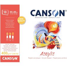 Carta da Disegno Acrilico CANSON - 300 x 400 mm - 400 g/m²