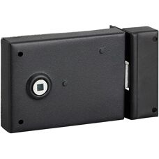 Serrure THIRARD Modèle 000110 - Pivot réversible, Cylindre européen, Noir mat - Publicité