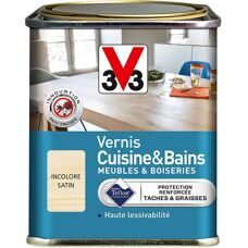 V33 Vernis Satiné Incolore Cuisine & Bain - Vernis - Publicité