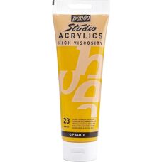 Farba Akrylowa Artystyczna i Hobby Żółta PÉBÉO - 250ml