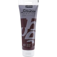 Pébéo Studio Farba akrylowa - Wysoka Lepkość - 250 ml Czerwony Rów