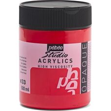 Pebeo Studio Akrylmalowane - Czerwony Kadmowy - 500ml