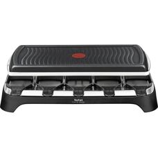 Tefal RE4588 - Noir, Acier inoxydable - Gril à raclette