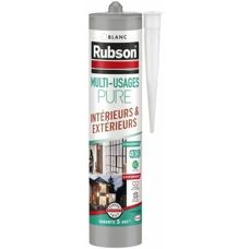 Sellador de silicona Rubson - 280 ml - Blanco - Multiusos