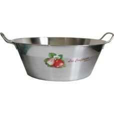 Baumalu 340678 Pojemnik ze stali nierdzewnej - 9L - Ø 38cm