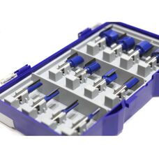 Tivoly Xt606470002 Carbide Slotting Set - Blue - 12 Pieces
