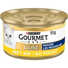 Gourmet Gold Mousse - Kip - 24 x 85 g - Kattenvoer