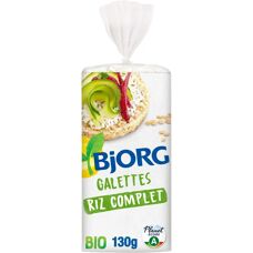 Bjorg 3014695 Galettes de riz - Snack bio complet - Couleurs variées - Publicité