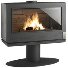 Invicta Poêle à bois Elton - 12kW Anthracite - Publicité