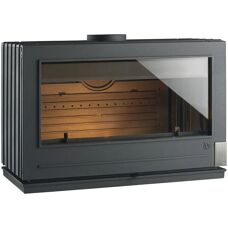 Invicta Poêle à Bois Preston - 12 kW Anthracite - Publicité