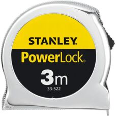 Fita métrica Stanley Powerlock 3m Prata - Fita métrica