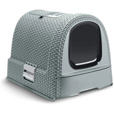 Cassetta per lettiera gatti Curver grigia 51x38.5x39.5 cm
