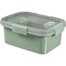 CURVER 1.2L Lunch Box with Cutlery - Eco, Microwave Safe