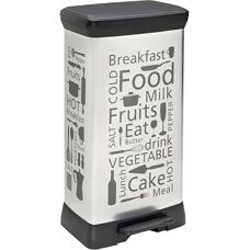Papelera de pedal Curver 205873 Plata - Pedal Waste Bin