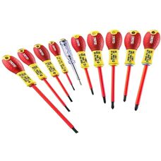 Expert by Facom E160912 Insulated Screwdriver Set - 10 Piece