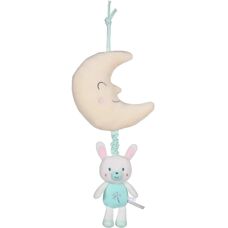 Gipsy Toys - Plüsch-Musikbox - Mond & Hase - 32cm - Indoor
