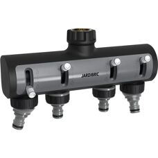 Raccord de Tuyau de Jardin Jardibric - 4 Voies ABS - Publicité