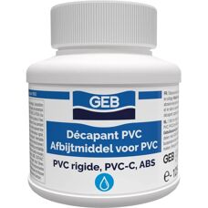 GEB Décapant PVC - 125ml Pour raccords rigides - Publicité