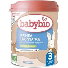 Babybio Primea Croissance 3 Lait de Vache Bio Français - 800 g - Publicité
