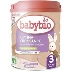 Babybio 3 Croissance - Lait de suite bio pour bébé - Publicité