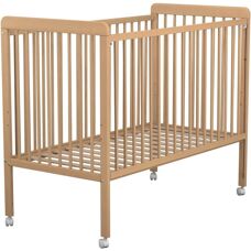Lit Bébé Coulissant en Hêtre - Réglable, 60x120cm - Publicité