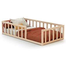 Lit enfant AT4 - Lit au sol en bois sécurisé - Publicité