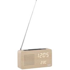 Ξυπνητήρι Ψηφιακό Ραδιόφωνο T'nB από Ξύλο - Πολυλειτουργικό