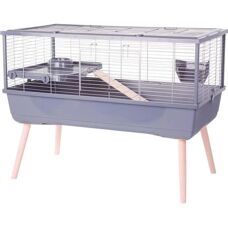 Zolux 205662GRI Käfig - Grau - Käfig für Kleintiere