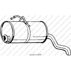 Silencieux arrière BOSAL 135-001 - Citroën/Peugeot - Publicité