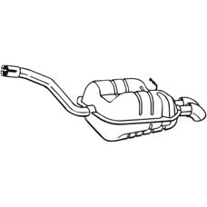 Bosal 233-547 Σιγαστήρας εξάτμισης για VW Golf 6