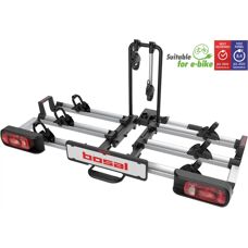 Suporte de Bicicleta Bosal - Modelo 500-003, Prata - Suporte para 3 bicicletas para engate