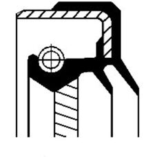 Corteco Transfer Case Seal - 01034860B - Linksdrehend